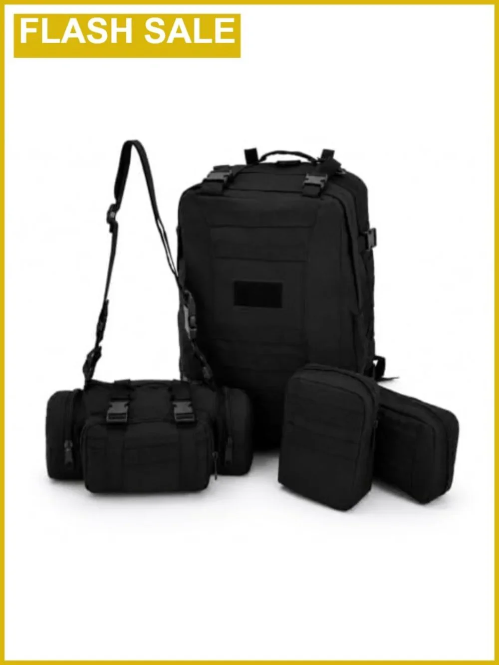 Military Tactical Backpack 60L Molle Detachable Daypack Hiking Camping